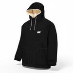 Picture Sweat Basement Plush Zip Hoodie Black Présentation