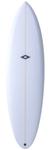 Nsp Planche Surf Gemini Twin Pu White Présentation