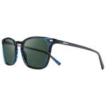 Revo Lunettes de soleil Watson Blue Horn Crystal Smoke Green Polarized Présentation
