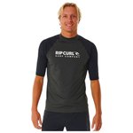 Rip Curl Top Manches Courtes Shock SS Black Marled 