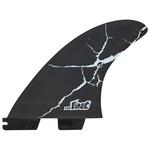 Fcs Ailerons Surf II Mayhem Pc Carbon Quad Rear Driver Fins White Présentation