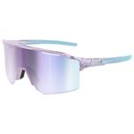 Cebe Lunettes de soleil Outflow 2 S Lite Crystal Trans Lilac Grey Cherry Pink Revo Présentation