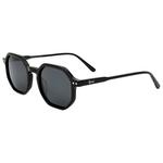Binocle Eyewear Lunettes de soleil Bogota Shiny Black Grey Polarized Présentation