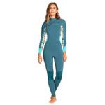 Roxy Combinaison Intégrale Swell Series 3/2 Front Zip Starglazer Présentation