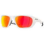 Oakley Lunettes de soleil Lateralis Matte Vapor Prizm Ruby Polarized Présentation