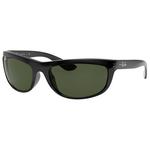 Ray Ban Lunettes de soleil RB4089 Balorama Polished Black Green G-15 Présentation