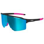 Cebe Lunettes de soleil Outflow 2 Lite Matt Translucent Blue Black Pink Grey Blue Revo Présentation