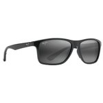 Maui Jim Lunettes de soleil Onshore Noir Brillant Gris Neutre Minéral SuperThin Présentation