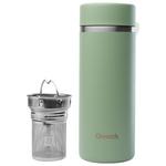 Qwetch Mug Théière Isotherme 400 ml Matt Vert Tilleul Présentation
