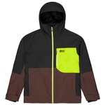 Picture Blouson Ski Nitric Chicory Coffe Lime Black Présentation