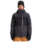 Quiksilver Blouson Ski Sycamore Printed Jacket Mountain Static True Black Présentation