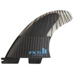 Fcs Ailerons Surf II Performer Pc Carbon Tranquil Blue Présentation