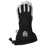 Hestra Gant Army Leather Heli Ski Female Glove Black Offwhite Présentation