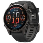 Garmin Montres GPS Fenix 8 Amoled Sapphire Titane Carbon Gray DLC Noir Gris Galet Présentation