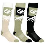 686 Chaussettes Snow Caps Sock 3-Pack Multi Présentation 686 Chaussettes Snow Caps Sock 3-Pack Multi Présentation