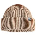 Autumn Bonnet Cord Double Roll Beanie Brown Présentation