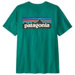 Patagonia Tee-shirt P-6 Logo Gem Green Dos