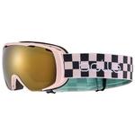 Bollé Masque de Ski Royal Pink Cherckeboard Matte Gold Présentation