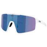 Bliz Lunettes de soleil P001 Matte White Grey Blue Présentation