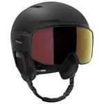 Salomon Casque visière Driver Prime Sigma Photo Mips Black Light Bronze Poppy Red Présentation
