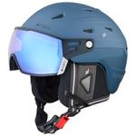 Cairn Casque visière Shuffle S-Visor Evolight Nxt Mat Vintage Blue Présentation