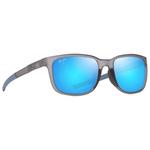 Maui Jim Lunettes de soleil Akala Matte Transparent Grey Hawaii Blue MauiUltra Présentation