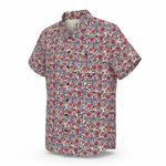 Picture Chemise Mataikona Short Sleeve Shirt Aster Print Présentation
