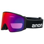 Anon Masque de Ski M4S Cylindrical MFI Black Perceive Sunny Red + Perceive Cloudy Burst Présentation