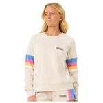 Rip Curl Sweat Las Dalias Raglan Crew Oatmeal Marle Présentation