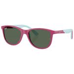 Ray Ban Lunettes de soleil RJ9077S Disney Sun Kids Lilo & Stitch Polished Fucsia Dark Green Présentation
