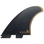 Fcs Ailerons Surf II Album Twin +1 Black/Gold Présentation