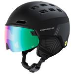 Head Casque de ski avec visière Porsche Radar 5K Photo Mips Black Green Présentation