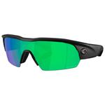 Costa Del Mar Lunettes de soleil Pilothouse Pro Matte Black Green Mirror Polarized Présentation