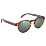 Moken Vision Lunettes de soleil Green Wood Tortoise Wood Grey Polarized Présentation