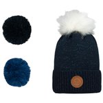 Cabaia Bonnet Irish Coffee Beanie Blue Lurex Présentation