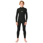 Rip Curl Combinaison Intégrale Dawn Patrol 5/3 Back Zip Black Présentation