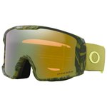 Oakley Masque de Ski Line Miner L Jamie Anderson Signature Prizm Sage Gold Iridum Présentation