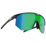 Bliz Lunettes de soleil Hero Matte Black Brown Green Mirror Présentation