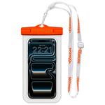 Seawag Pochette Etanche Next Waterproof Phone Case 6.9" White Orange Présentation