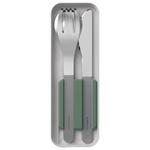 monbento Couverts Slim Box Green Natural Présentation