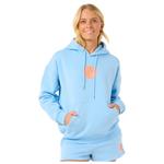 Rip Curl Sweat Icons Of Surf Heritage Hood Mid Blue Orange Présentation