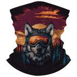Foehnalpes Tour de cou Micro Fleece Neckwear Le Loup Présentation