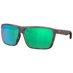 Costa Del Mar Lunettes de soleil Rincon II Matte Tortoise Green Mirror Polarized Présentation