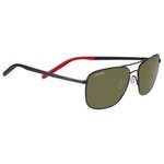 Serengeti Lunettes de soleil Spello Shiny Black Red Mineral Polarized 555nm Présentation