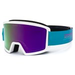Briko Masque de Ski Frostbite Kids Shaped Blue Violet Purple Mirror Présentation