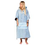After Essentials Poncho Surf Jacquard Bleached Blue Présentation