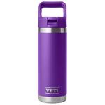 Yeti Gourde Rambler 18 Oz (532 ml) Straw Bottle Pace Purple Présentation