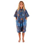 All-In Poncho Surf V-Poncho Men Beach Crew Flore Blue Présentation