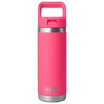 Yeti Gourde Rambler 18 Oz (532 ml) Straw Bottle Tropical Pink Présentation