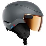 Atomic Casque de ski avec visière Revent Gt Amid Visor Hd Photo Slate Amber Gold Présentation